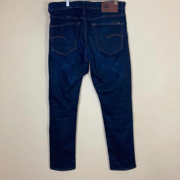 G-Star Raw Jeans 3301 Straight Tapered W 33 L 32 Dark Wash